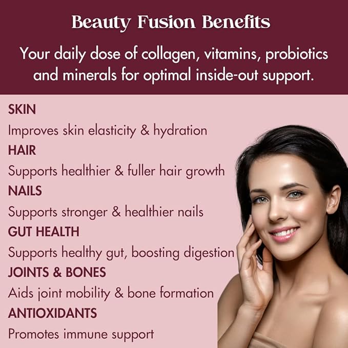 Hydrolyzed Collagen Powder for Women Multi Beauty Superfood with Hyaluronic Acid, Biotin, Vitamin C, Zinc, Probiotics, CoQ10 | Keto Protein | Berry Flavor (7 Single Serve Packets) by Svete