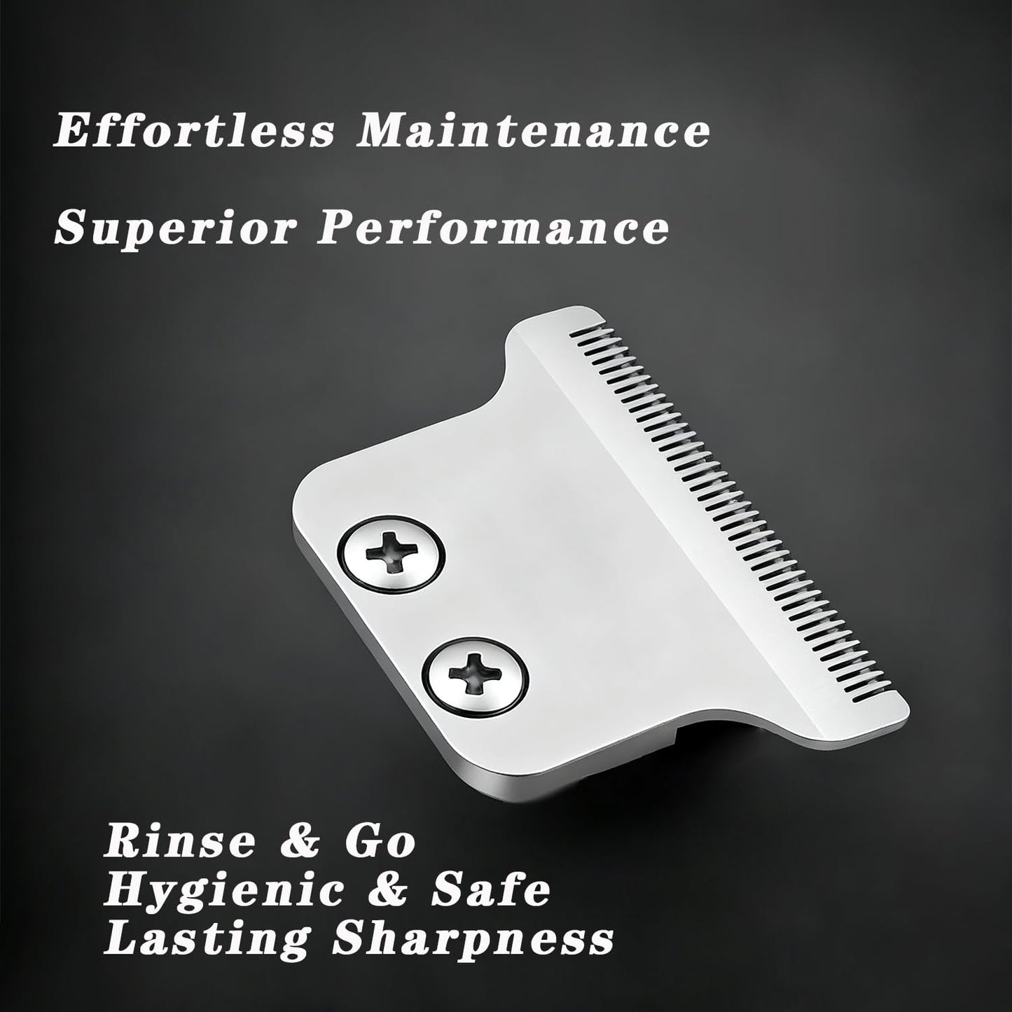 2PCS T Wide Detailer Replacement Blade for Wahl 5 Star Detailer Li Trimmer 8081 and 8171 -Model 2215