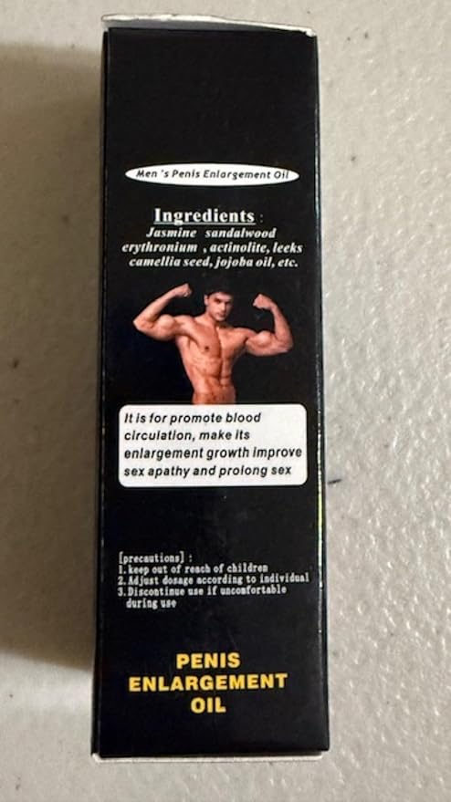 Massage Oil Enlargement, Enlarge BLSEX for Men (F383-BLSEX Oil)