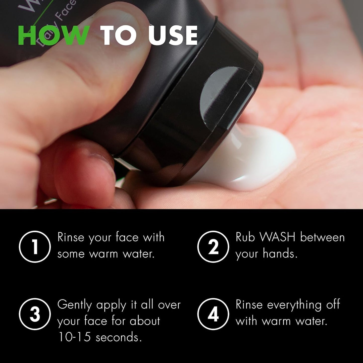 Tiege Hanley Daily Face Wash for Men, Gentle Fragrance-Free Cleanser with Jojoba Oil, Aloe, & Vitamin B3, Hydrating Foaming Formula for Deep Clean, Gentle on Sensitive Skin, Men’s Skin Care, 5.5 Fl Oz