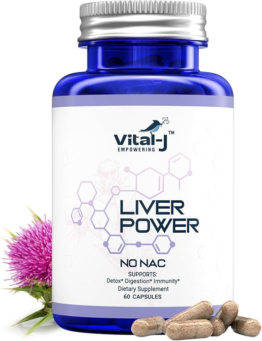 21-in-1 Liver Support Supplement, Liver Cleanse 60 Capsules