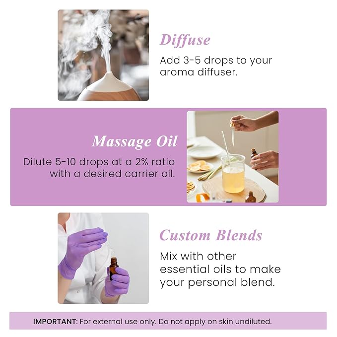 Handcraft Blends Lavender Angustifolia Essential Oil Gift Set – Huge 4 Fl Oz – 100% Pure & Natural – Premium Grade Essential Oil for Diffuser and Aromatherapy – Beautiful Gift Box Included