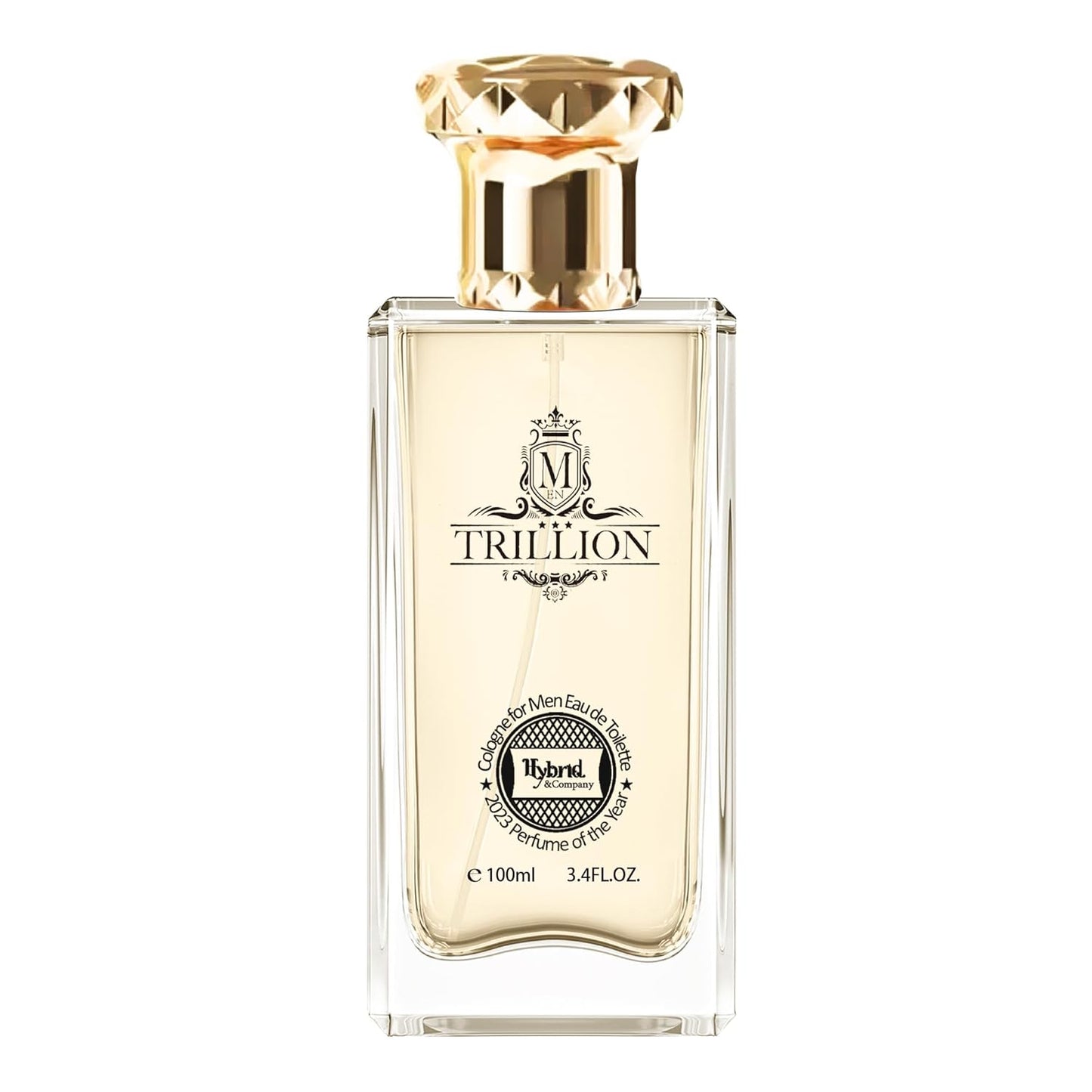 Hybrid & Company Trillion Pour Homme Eau De Toilette Natural Spray Vaporisateur,3.4FL.OZ