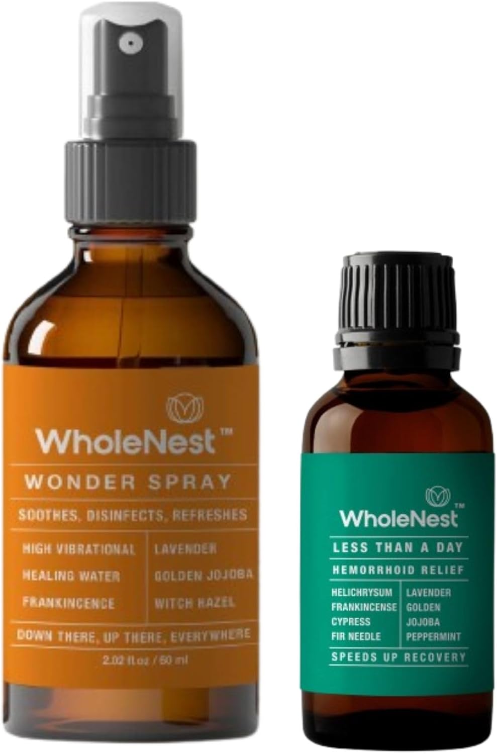 2-Piece Postpartum Essentials, Multi-Use Perineal Spray (60ml) & Comfort Oil (15ml), Gentle Care for Delicate Areas, Plant-Based Ingredients, Wellness & Postpartum Mom Gifts