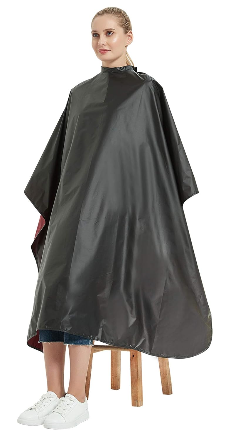 PERFEHAIR All Purpose Styling Chemical Hair Cutting Cape, Salon Barber Stylist Coloring Shampoo Waterproof Clients Gown Smock Capes