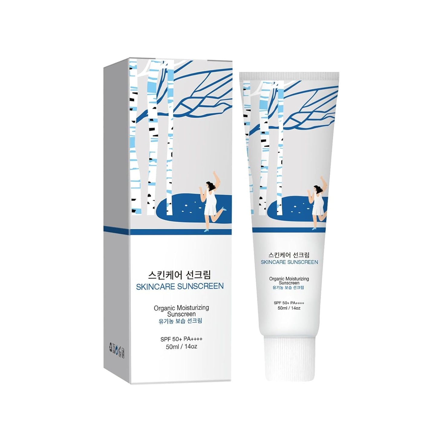 Relief Sun Sunscreen SPF 50+ PA++++ - Birch Juice Moisturizing Sun Cream - Sunscreen for Face No White Cast - Hydrating, Skin Care for All Type (1)