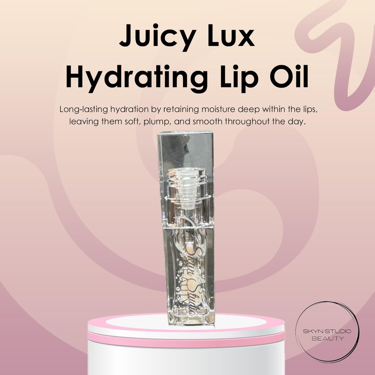 BEAUTY SPF 30 Juicy Lux Hydrating Lip Oil, Deeply Nourishing Lip Oil with Hyaluronic Acid, Coconut Oil, Argan Oil, Shea Butter and Vitamin E, Non-Sticky, SPF Protection Lip Care (Glass)
