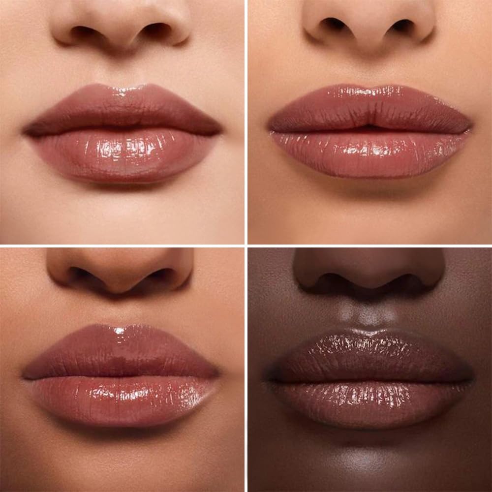 Pink Honey Lipstick Tinted Lip Balm, Sheer Hydrating Lip Stain for All Skin Tones, Natural Lightweight Lips Gloss Makeup for Women, Vegan & Cruelty-Free
