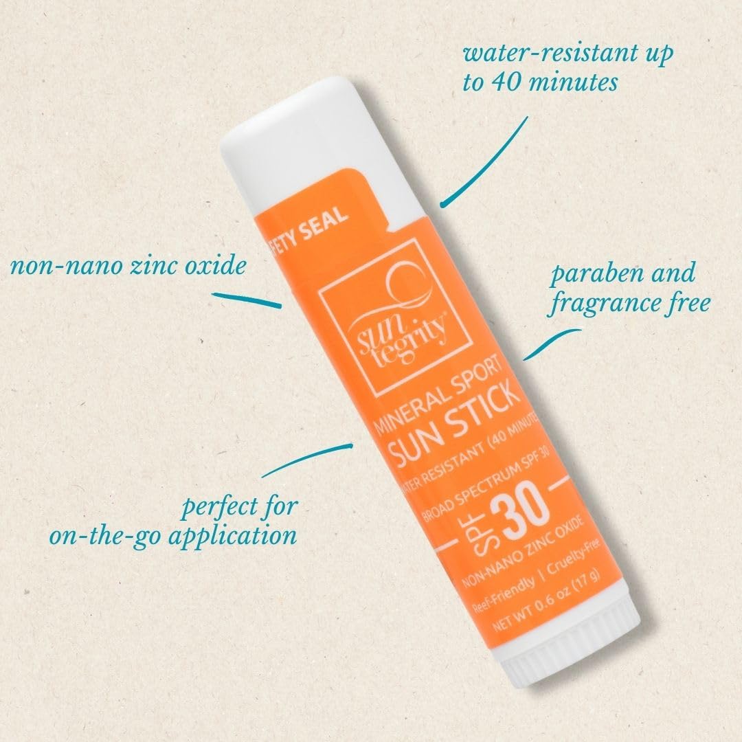 Suntegrity Mineral Sport Sun Stick 17g - Broad Spectrum, SPF 30