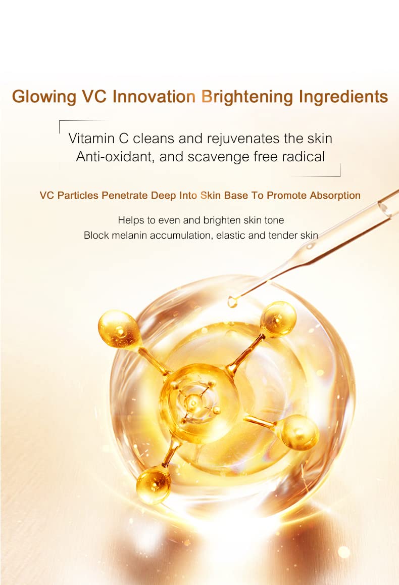 Skin Care Set 9 in 1 Facial Cleanser, Toner, Serum, Face Lotion, Cream & Eye Cream – Hydrating, Anti-Aging &Brightening Daily Routine for Glowing Skin