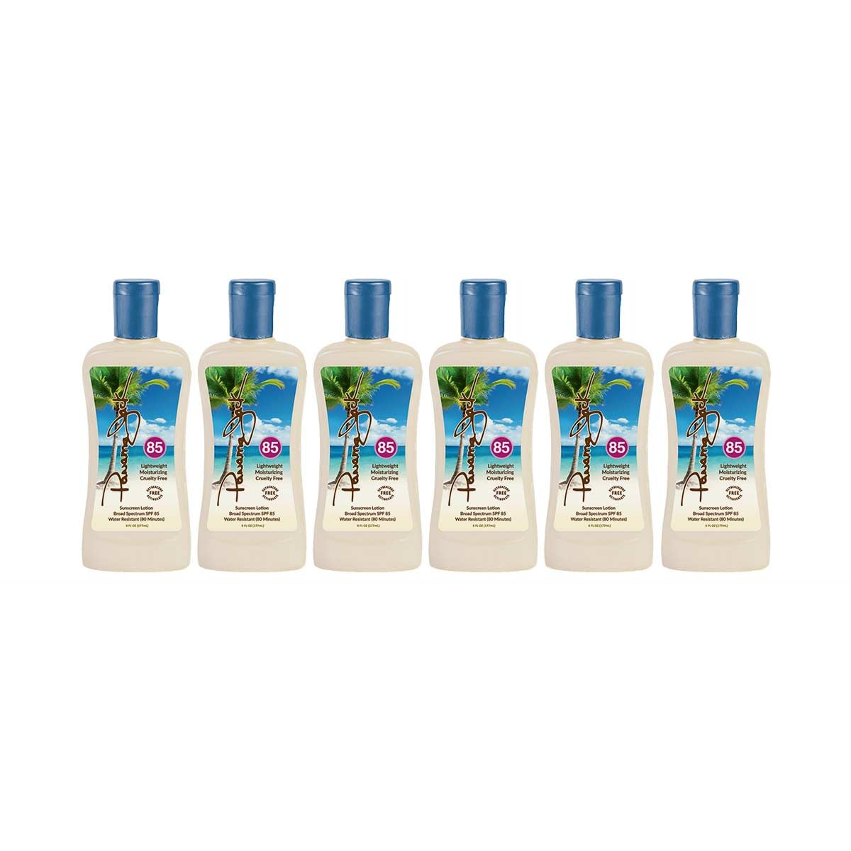 Panama Jack Sunscreen Suntan Lotion - SPF 85, Broad Spectrum UVA/UVB Protection, PABA, Paraben, Gluten & Cruelty Free, 6 FL OZ (Pack of 2)