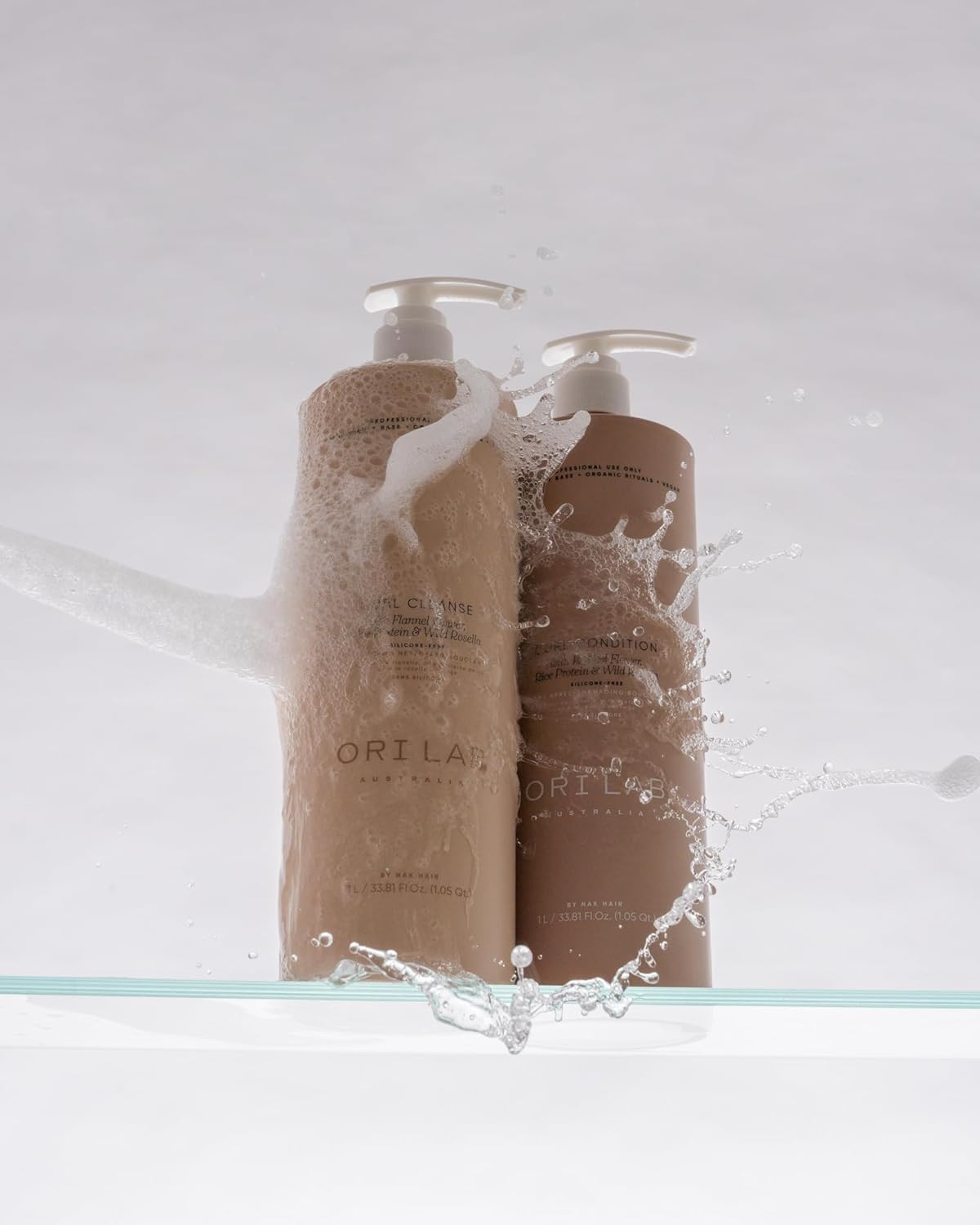 ORI LAB - Curl Cleanse 1L - Hydrating silicone-free shampoo to enhance curl shape