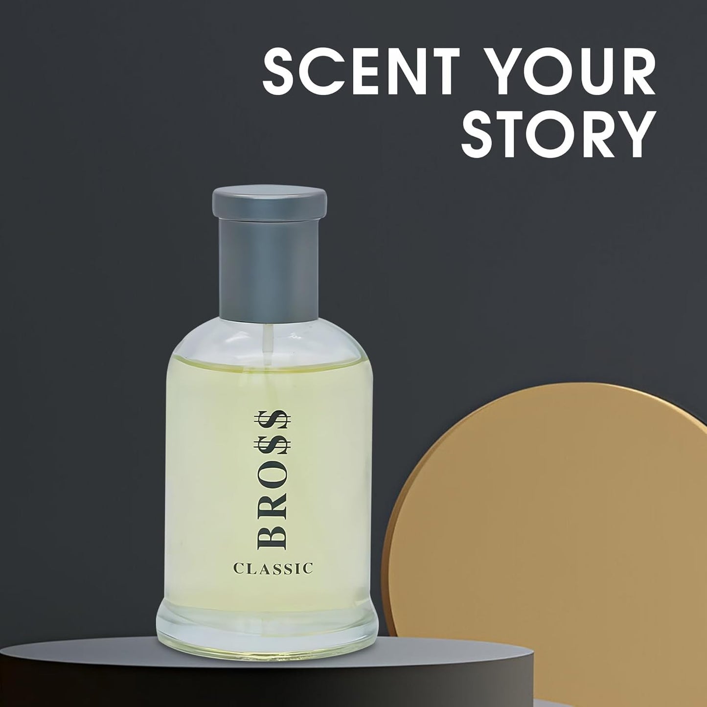 Men's Cologne Bross Classic Timeless & Refined Scent Perfume for Men Elegant Long Lasting Fragrance 3.4Fl Oz for Daily Used