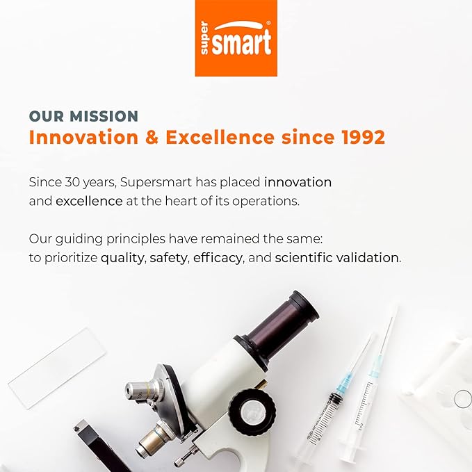 Supersmart - Marine Collagen Powder - Natural Supplement - Patented & Hydrolyzed | Non-GMO & Gluten Free - 100mg