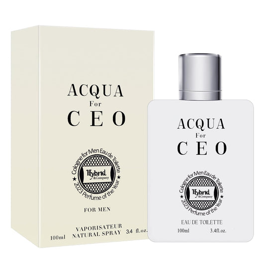 Hybrid & Company Acqua for Ceo Men’s Classic Scent Spray Eau De Perfume Toilette 100 ML