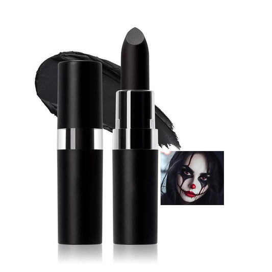 Black Body Paint, Foundation Cream Makeup, Face and Body Paint Stick for Halloween Joker Zombie Vampire Skeleton Skull Special Effects Mime Makeup (07# Black)