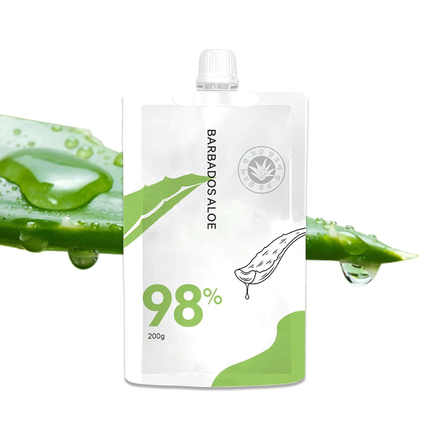 Moisturizing Gel for Face & Body,Non-sticky Gel After Sun Aloe Lotion Skin Care,Fast Absorbing Long Lasting Refreshing Hydrating Face Moisturizer for All Skin Types 07