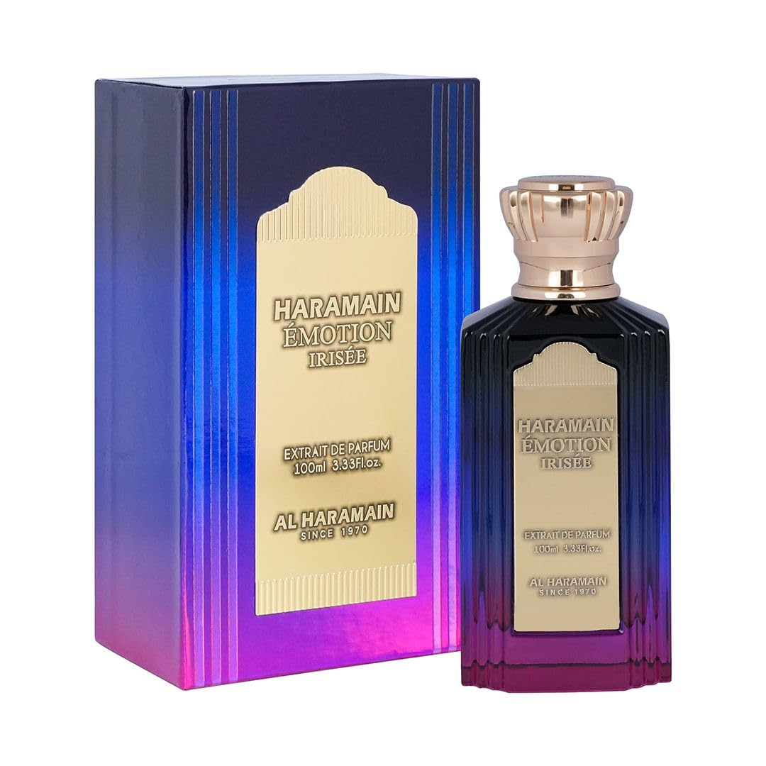 Al Haramain Emotion Irisee - Perfumes for Women and Cologne for Men - Mens Cologne with Pear, Coconut, and Vanilla - 3.33 oz Extrait De Parfum Spray