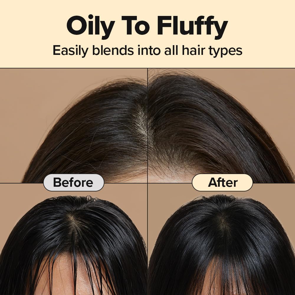 I DEW CARE Biotin Clarifying Dry Shampoo - Tap Secret Original Duo Set | Strengthening & Volumizing, Powder Type, Refillable, Travel size, Non-aerosol, Korean Ginseng, Stocking Stuffers, 0.26 Oz * 2ea