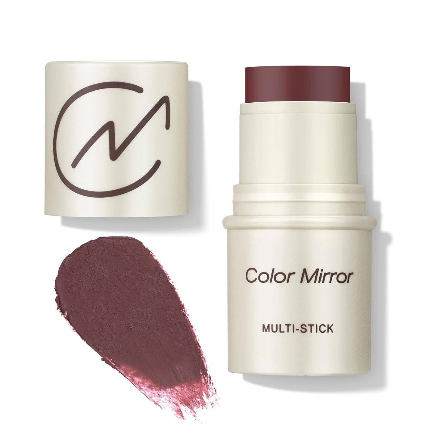 Multi-Use Makeup Stick - Blush, Lipstick, Eyeshadow & Highlighter For All Skin, Buildable Color, Long-Lasting, Lightweight, Natural Soft Finish(30 Bordeaux Matte), 0.158 oz