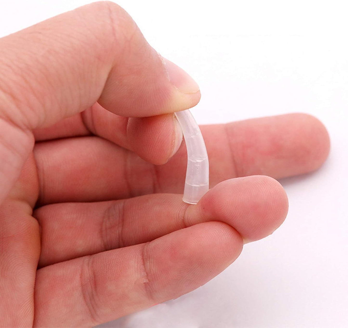 EORTA 50Pcs Soft Silicone Tweezer Tip Covers for Eyelash Tweezer Pusher, to Protect Tips, Transparent