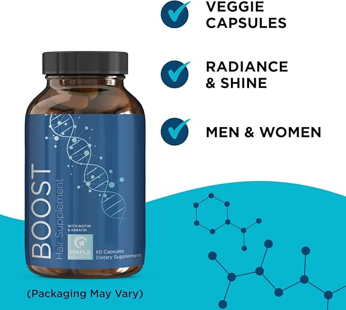 Volumizing Shampoo and Conditioner Set with Biotin for Hair Growth - For Women and Men