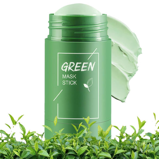 Clay Mask For Face, Blackhead Remover For Face, Deep Pore Cleansing, Moisturizing, Skincare Facial Mask for Refining Pores and Controlling Oil (Green Tea)