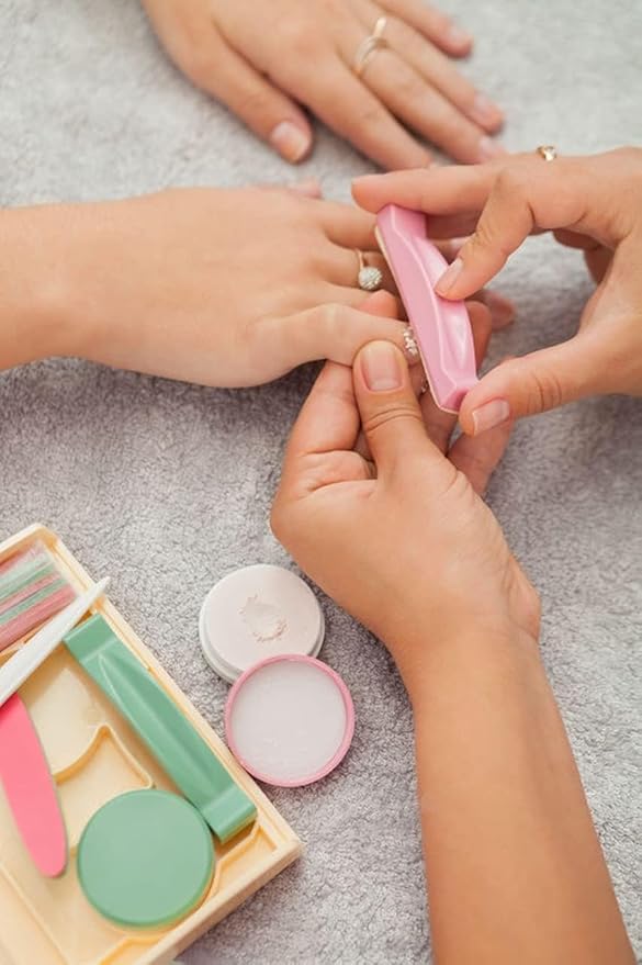 Japanese Manicure Set - Powder Nail Kit - Nail Strengthener For Damaged Nails - Professional Nail Kit - Nail Plate Care - Nail Repair For Damaged Nails - Nail Strengthener And Growth