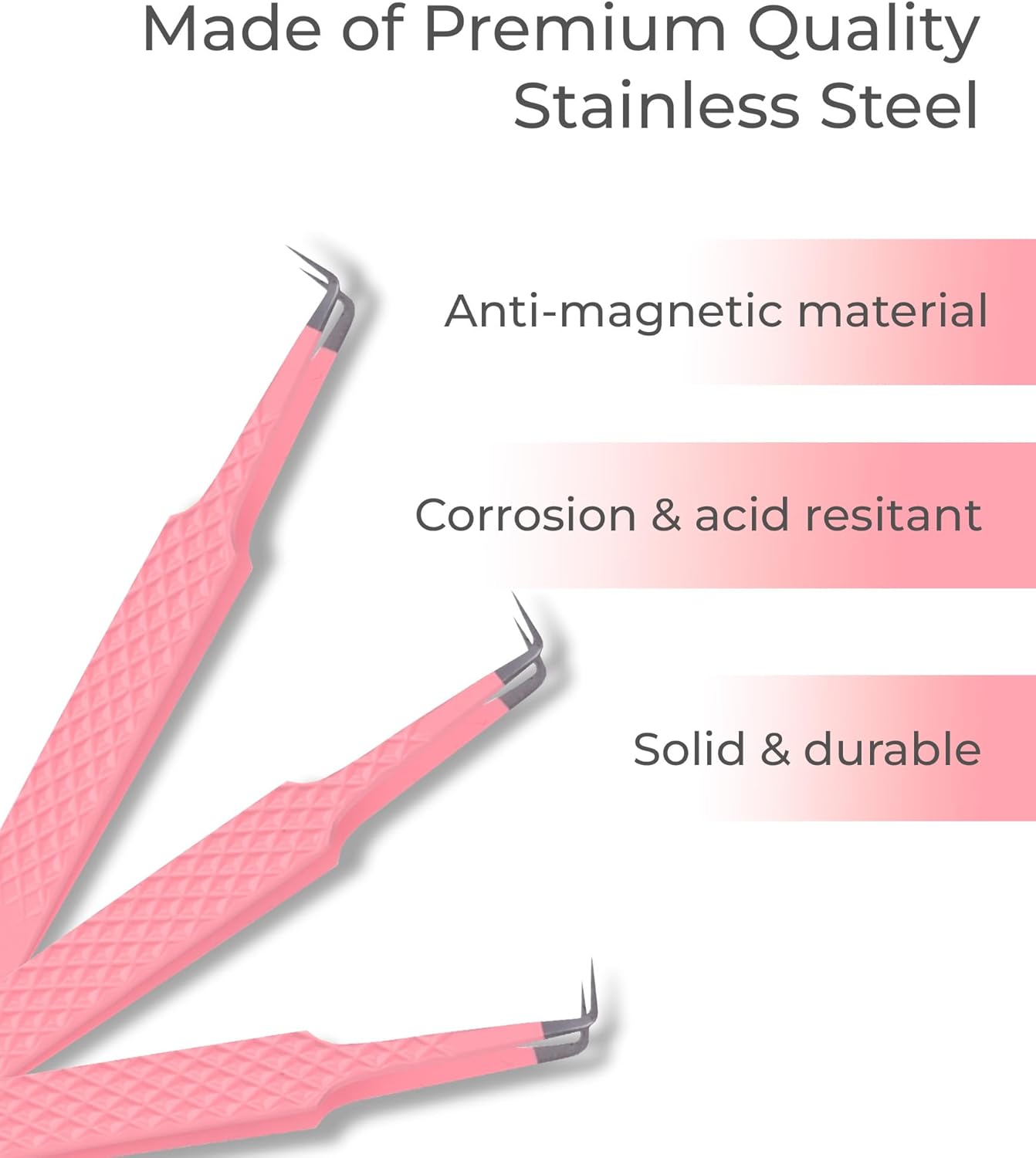 STACY LASH Isolation Tweezers/Precision Supplies For Classic &Volume Extensions and Individual False Eyelashes/Separator Tool/Curved Tip