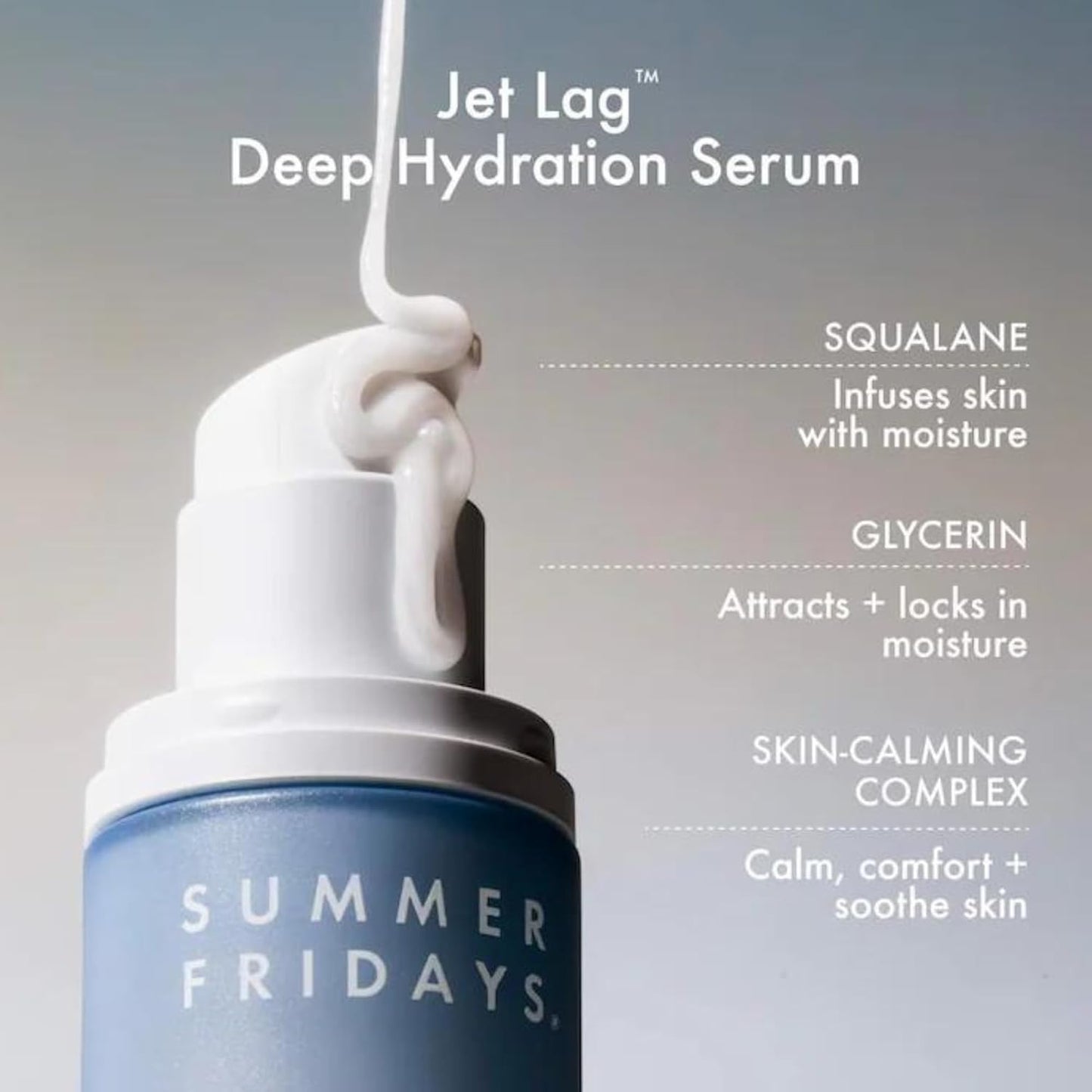 Summer Fridays Jet Lag Essentials Skincare Set - Travel Size Skincare Kit Including Jet Lag Eye Patches, Hydration Mist, Deep Hydration Face Serum & Mask (4 Count)