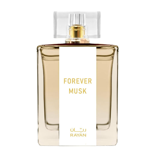 Forever Musk Perfume for Women - 100 mL (3.34 Fl oz) Arabian Fragrance, Long Lasting Eau de Parfum for Women with Notes of Vanilla, Amber, Orange Blossom, Bergamot & Plum - Ideal Gift for Her