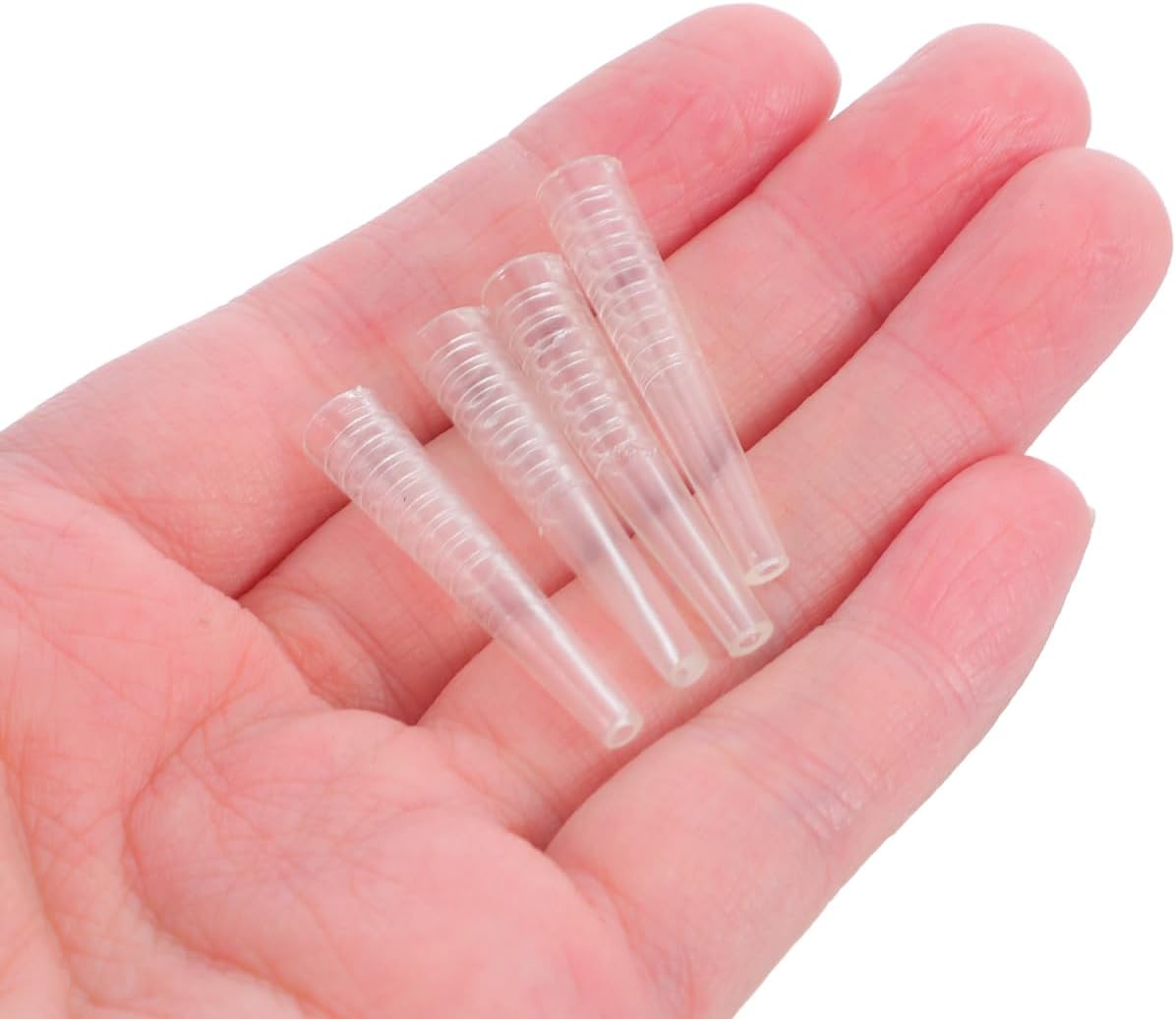 50pcs Tweezer Tip Covers: Clear Tweezer Point Protectors Cap - Makeup Beauty Supplies, General Size