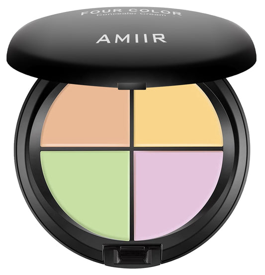 AMIIR Color Correcting Concealer Cream Full Coverage Professional Makeup Palette Flawless Face Contour, Corrector