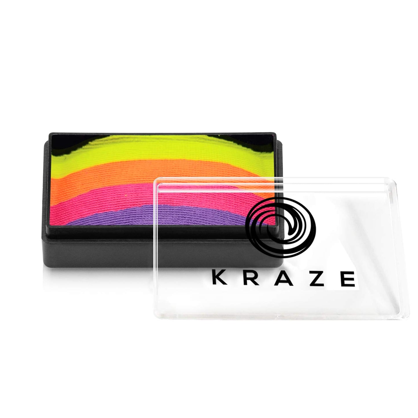 Kraze FX Dome Stroke - Bliss (25 gm), Professional 1-Stroke Split Cake, Hypoallergenic, Non-Toxic, Water Activated Face & Body Painting Makeup Supplies for Sensitive Skin, Kid Safe, Adults