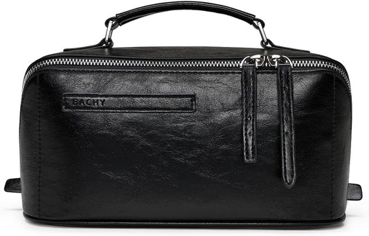 EACHY Travel Makeup Bag,Large Capacity Cosmetic Bags for Women,Waterproof Portable Pouch Open Flat Toiletry Bag Pattern Makeup Bag