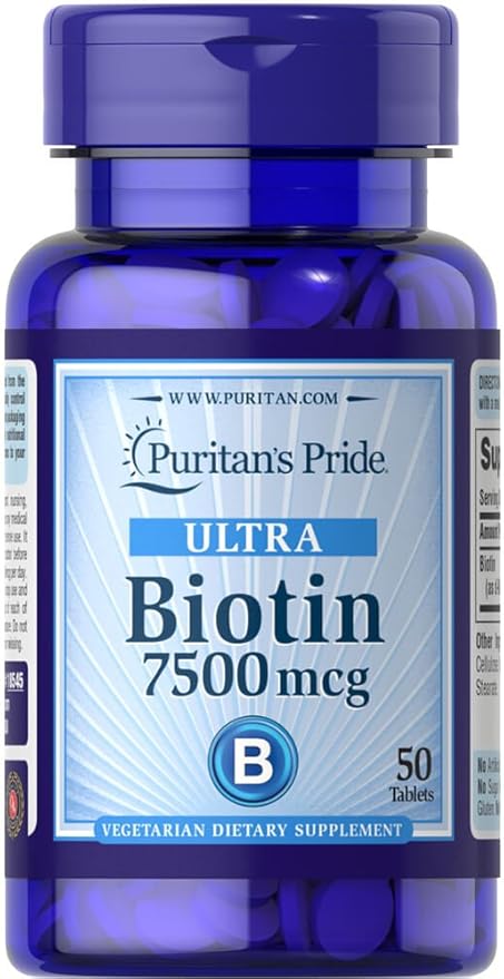 Puritan's Pride Biotin 7500 mcg