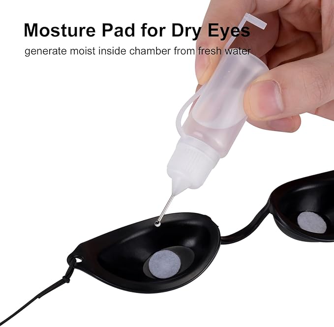 Hydrating Eye Relief Sleep Mask - Prevent Dry Eyes, Air Leak, Best for Sleeping