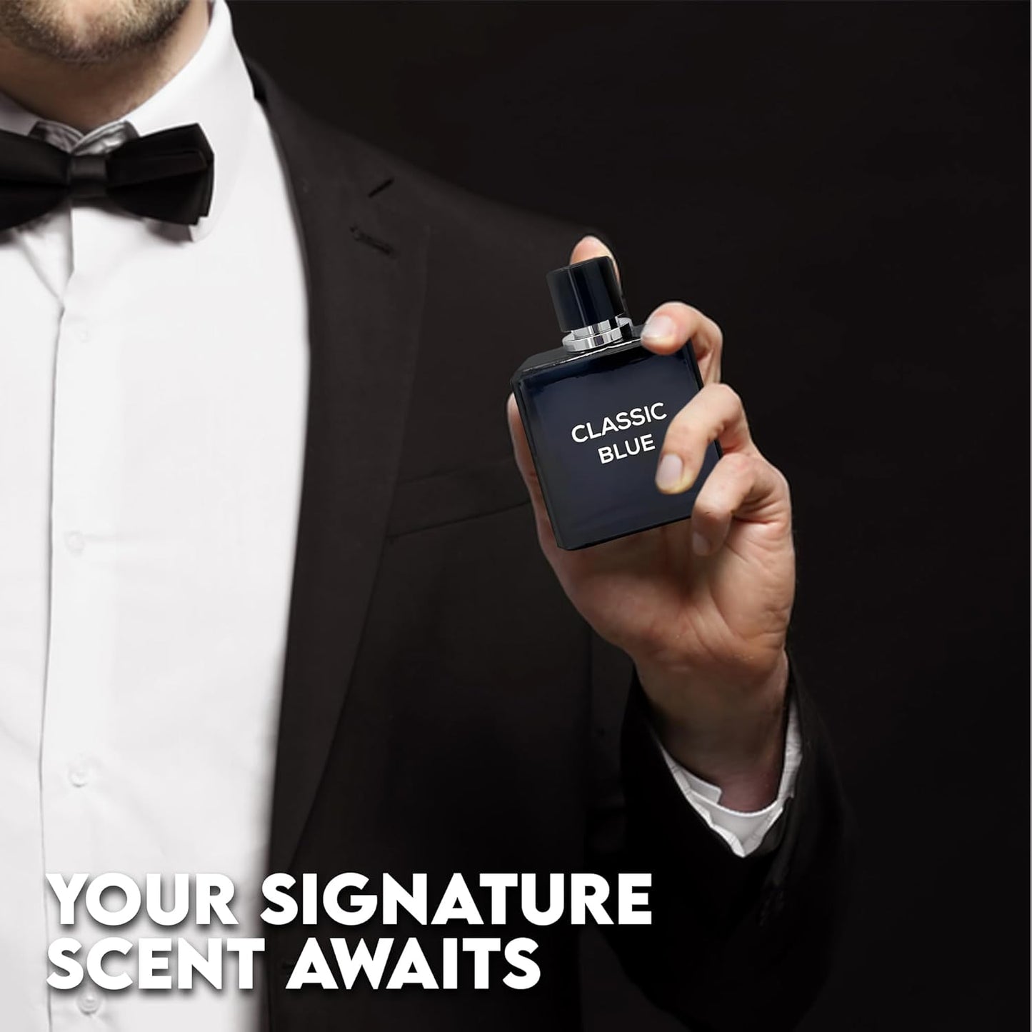 Men's Cologne Classic Blue- Eau De Toilette Spray Perfume Fresh Scent 3.4 Fl Oz Daily Used