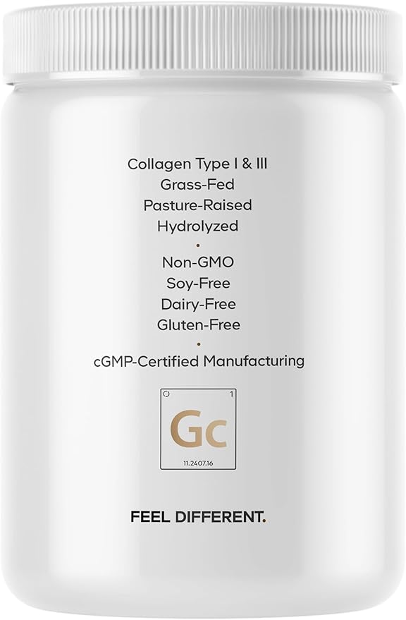 Codeage GLP-1 Collagen Powder Supplement - Nextida GC Collagen Peptides - GLP 1 Support - Hydrolyzed, Grass-Fed, Type I & III, Unflavored - Non-GMO, Gluten-Free, Dairy-Free - 10.58 Oz
