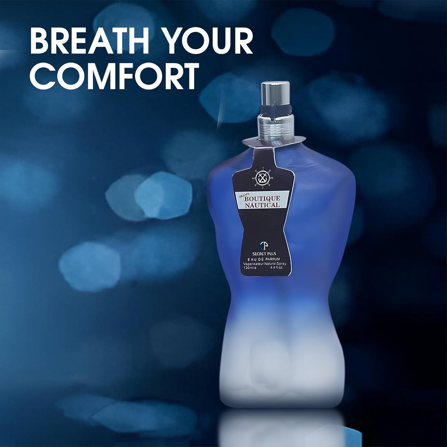 Boutique Nautical Men's Cologne – Fresh & Invigorating Oceanic Fragrance with Citrus and Marine Notes – Elegant Long-Lasting Scent for Everyday Wear