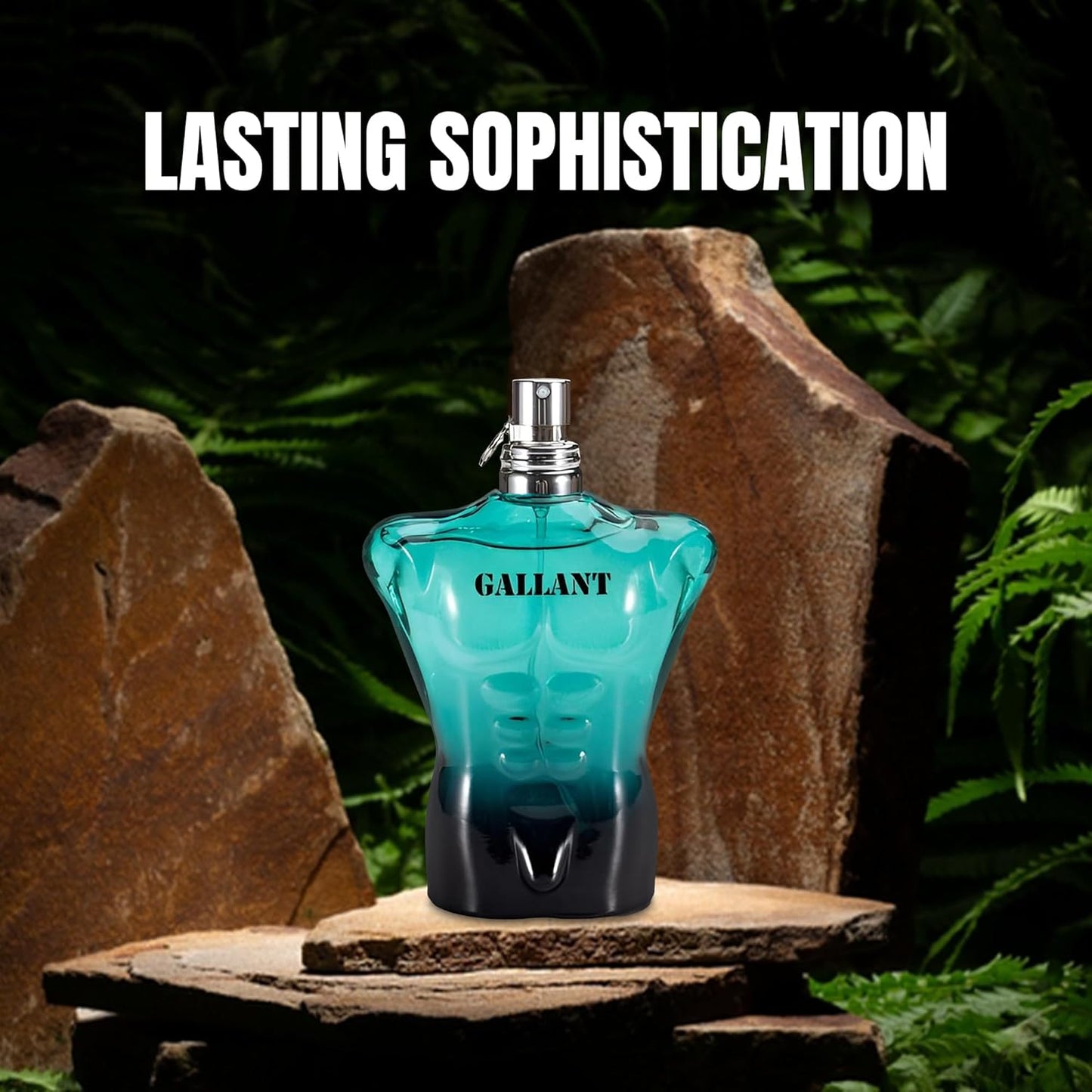 Men's Cologne Gift Set Include Valentine Milano,Valentine,Choco Musk & Gallant - 3.4 Fl Oz Each | Vanilla Bourbon, Leather & Amber Floral Fragrance | Luxury Eau de Toilette Quartet