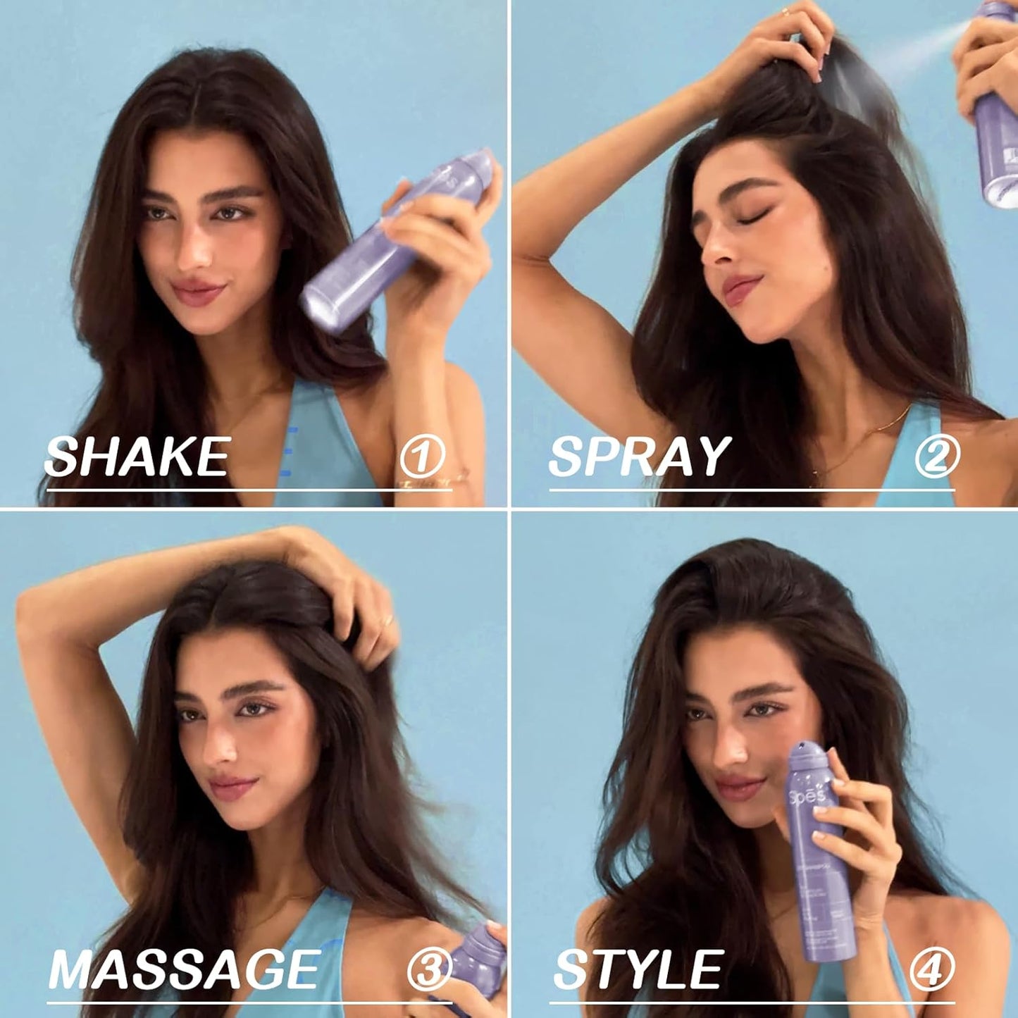 Dry Shampoo for Women, Volumizing Dry Shampoo Leaves No White Residue, Absorbs oils, 72 Hours Long-lasting Oil Control, Refreshing and Non-Greasy Spray for All Hair Types,(6.08FL,Nebula Timber)