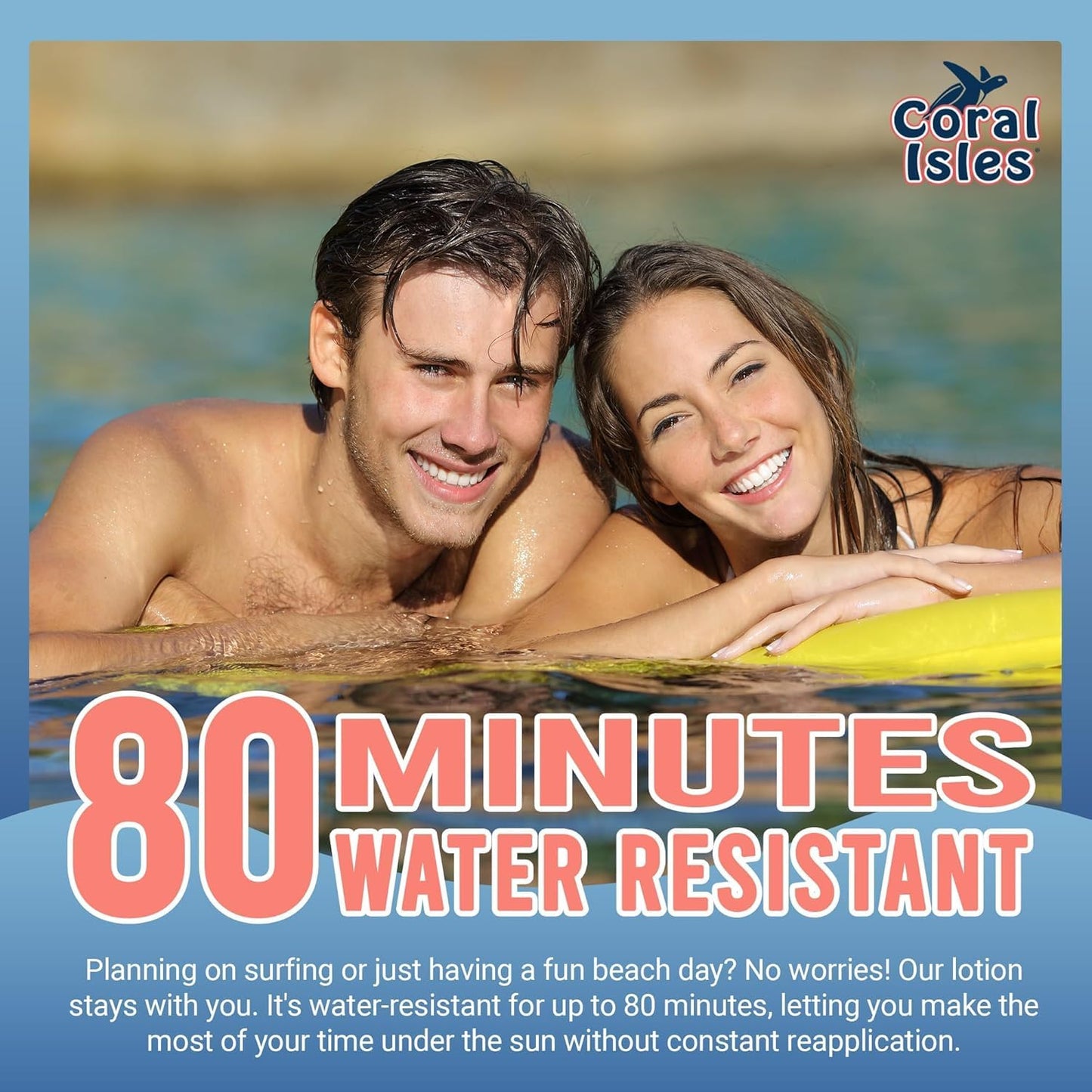 Coral Isles by Rocky Mountain Sunscreen | SPF 30 Lotion | Broad Spectrum UVA/UVB Protection | Hawaii Reef-Safe Act Compliant | Oxybenzone & Octinoxate Free | Water Resistant 80 Min. | 16 Fl Oz