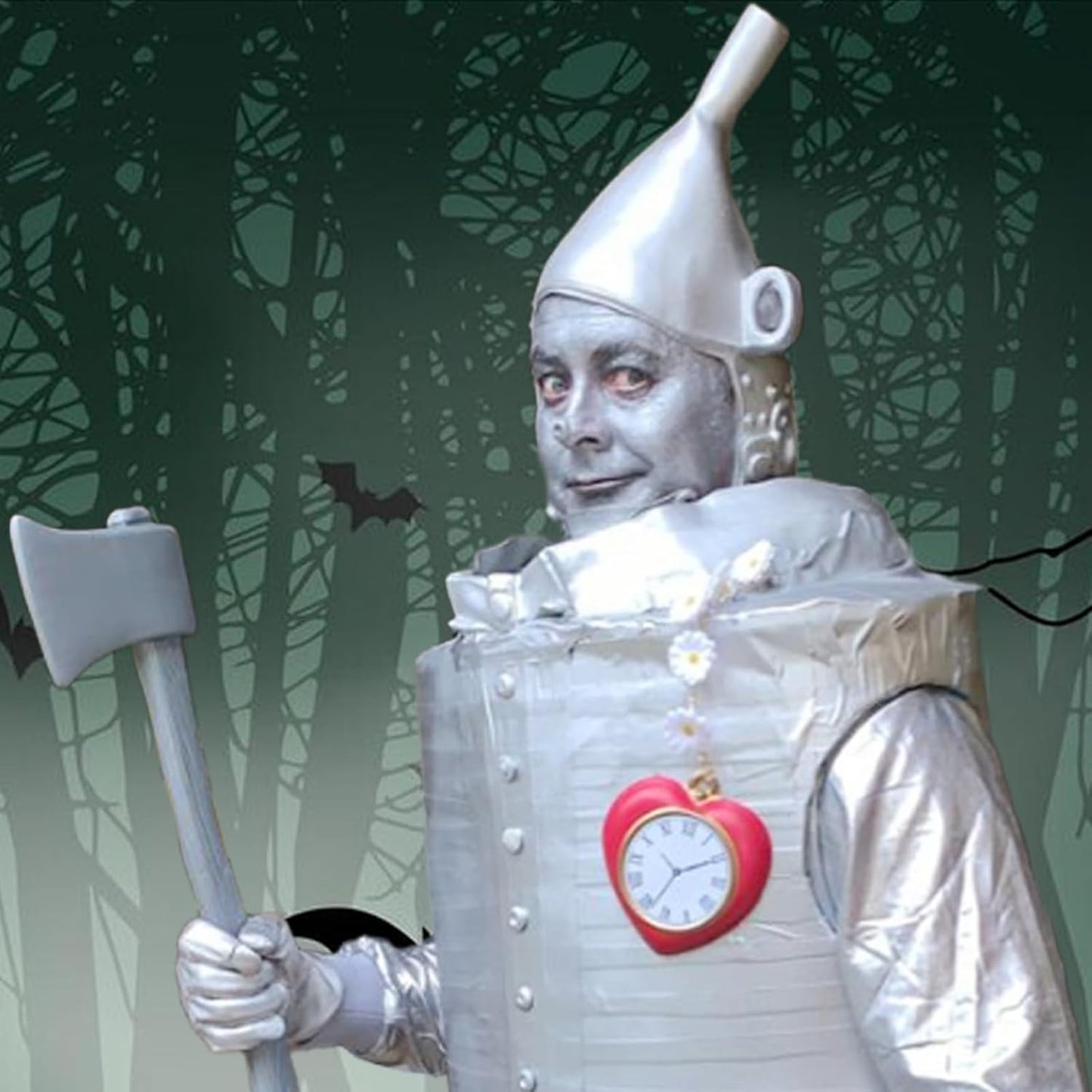 Mysense Pearl Silver Face Body Hair Paint Stick,Water Based Washable Temporary Hair Color,Non-toxic Cream Blendable Metallic Face Painting for Halloween Costume SFX Cosplay Makeup,0.5oz