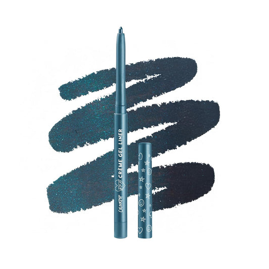 ColourPop BFF Crème Gel Liner - Waterproof Gel Eyeliner Pen with a High-Pigment & Buildable Formula - Colored Eyeliner with 18-Hour Wear - Outer Space (0.01 oz)