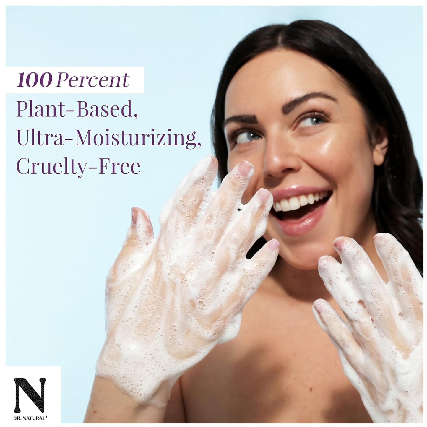 Dr. Natural Multi-Purpose Black Liquid Soap - Natural West African Body Wash - Gentle Hand Soap - Deep Moisturizer, Fights Acne - 32 oz