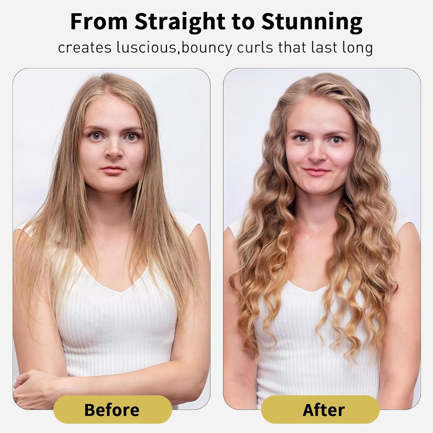 DAN Technology Hair Dryer Brush & Mini Curling Wand Set - 1 Inch Travel Set with 3 Temperature Settings - Hot Air Brush for Drying, Styling, Curling, and Volumizing