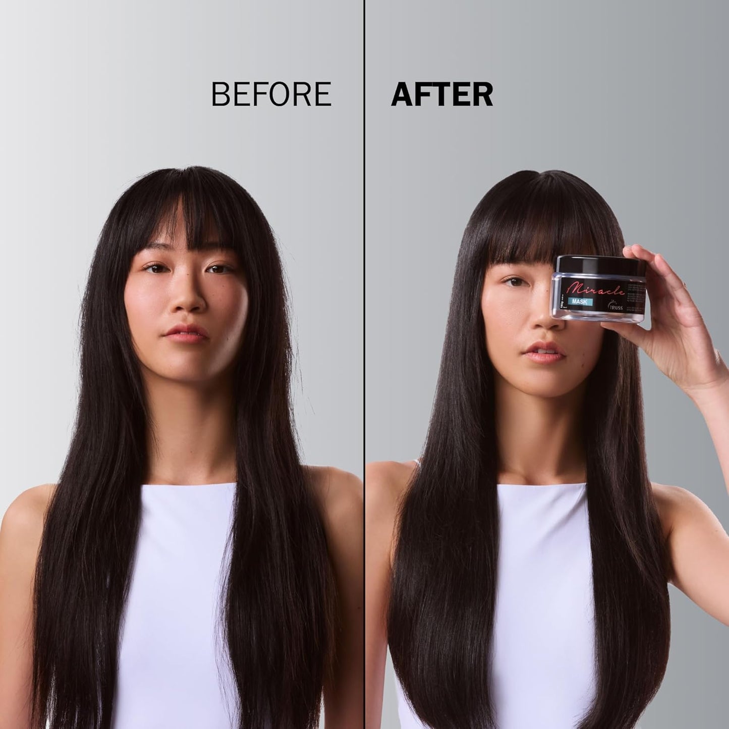 TRUSS Miracle Hair Mask - Hair Care for Women & Men Formulated with Blend of Oils & Nano Repair Technology - Hydrating, Detangling & Nourishing Conditioning Treatment for Damaged Strands (8.8 oz)