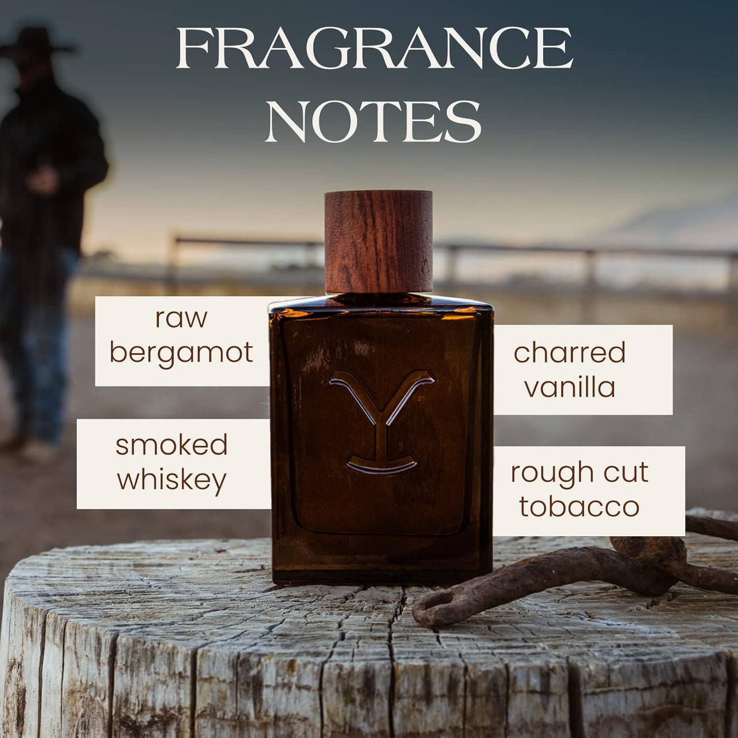 Tru Fragrance Beauty Yellowstone Ride Men's Cologne, 3.4 fl oz (100 ml) - Vibrant, Smokey, Rugged