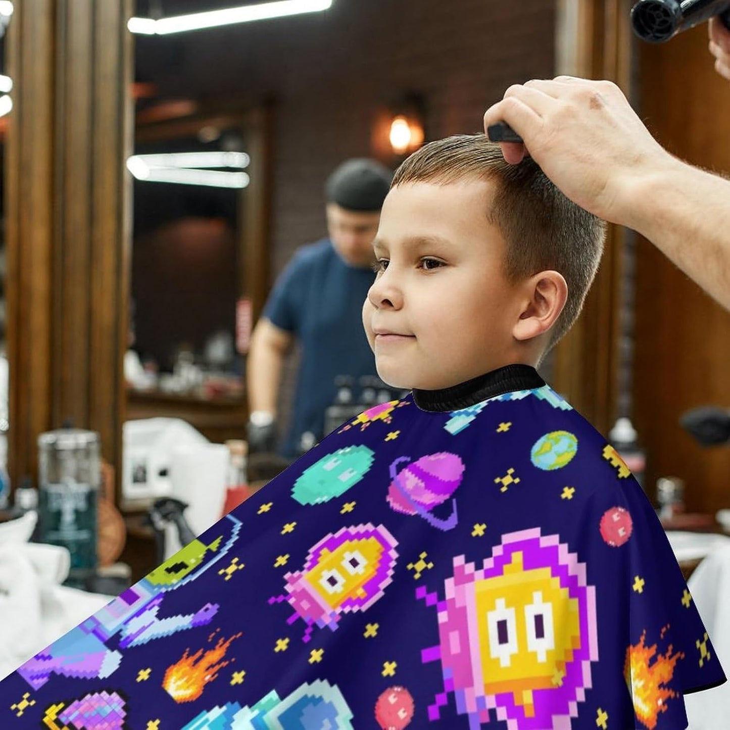 Barber Cape for Kids Funny Duck Haircut Cape Professional Salon Cape Waterproof Hair Cutting Styling Haircut Apron